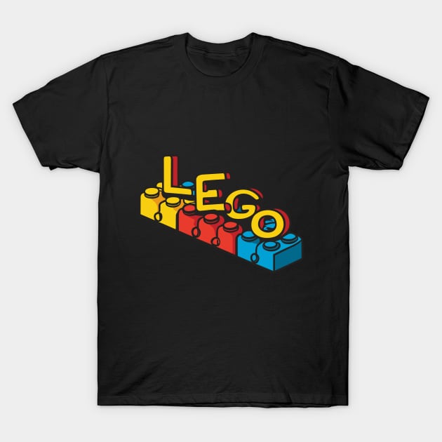 Master Builder Lego Brick Kids Design T-Shirt by A Floral Letter Capital letter A | Monogram, Sticker